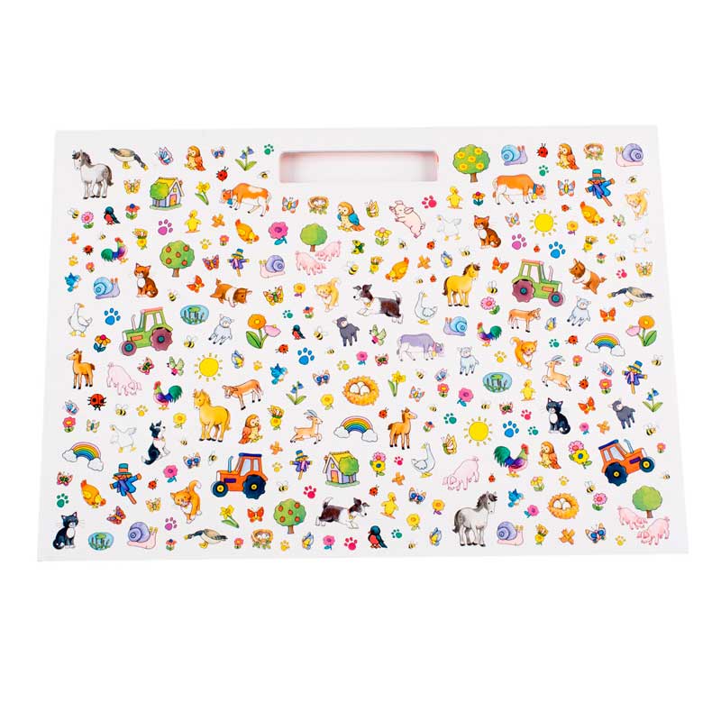 En La Granja- Actividades Para Colorear + Stickers