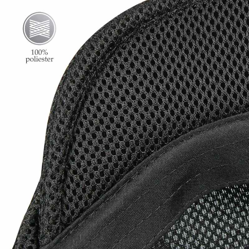 Boina transpirable para hombres. Boina de estilo Ingles, Talla Universal. Boina elegante, 100% de Poliester, Sombrero clásico para hombre Ivy Gatsby Cabbie Newsboy. (Negro)