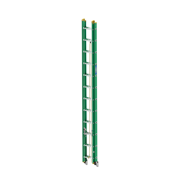Escalera de extensión de fibra de vidrio de 24 peldaños D5924-2MX