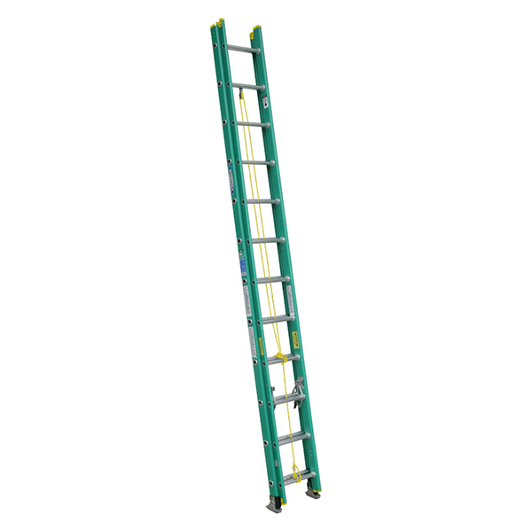Escalera de extensión de fibra de vidrio de 24 peldaños D5924-2MX