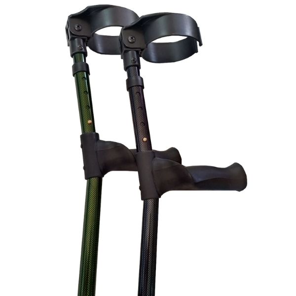 Muletas Canadienses ReActiv de Aluminio Verde