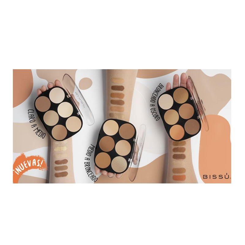 Contorneador Bissú Fácil Aplicación y Difuminación 3 Tonos.