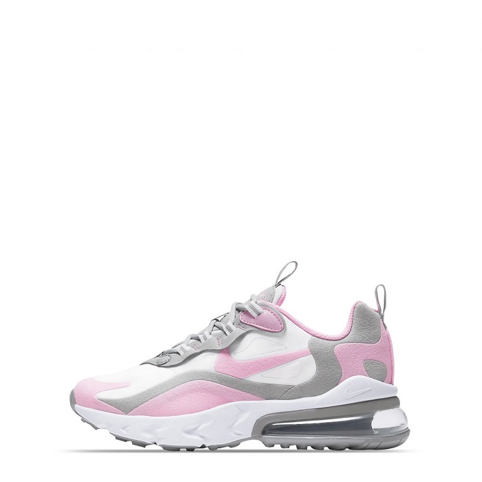 TENIS NIKE AIR MAX 270 REACT GS BLANCO GRIS ROSA (BQ0103-104)