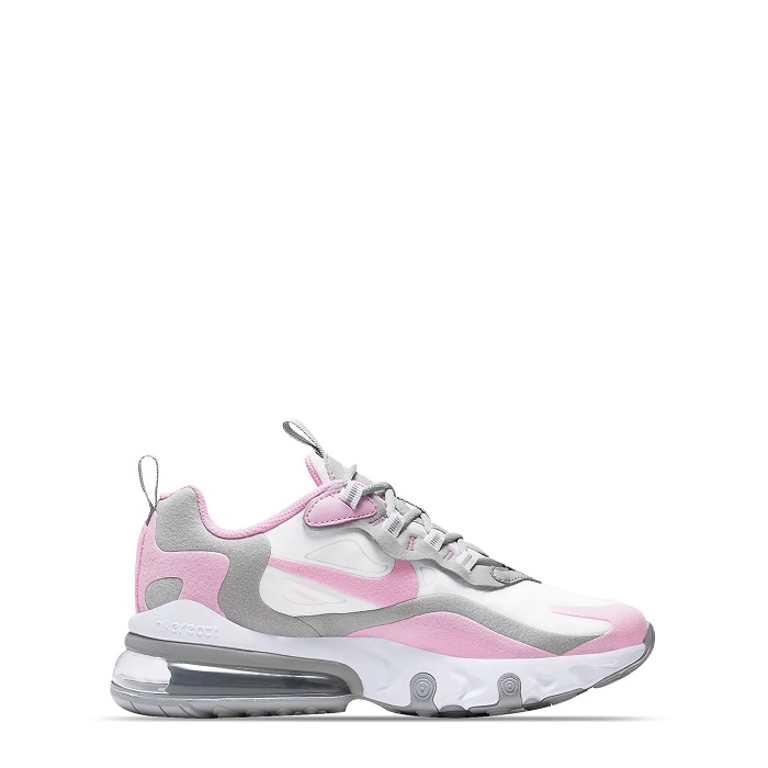 TENIS NIKE AIR MAX 270 REACT GS BLANCO GRIS ROSA (BQ0103-104)