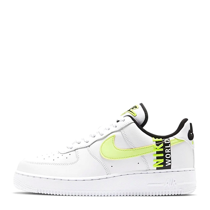 TENIS NIKE AIR FORCE 1 07 LV8 WORLDWIDE PACK BLANCO CON VERDE (CK6924-101)