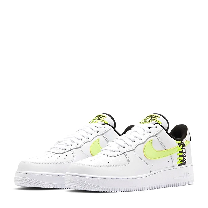 TENIS NIKE AIR FORCE 1 07 LV8 WORLDWIDE PACK BLANCO CON VERDE (CK6924-101)