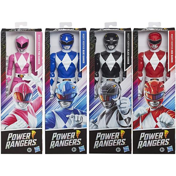 Mighty Morphin Power Rangers Hasbro 4pack 30cm