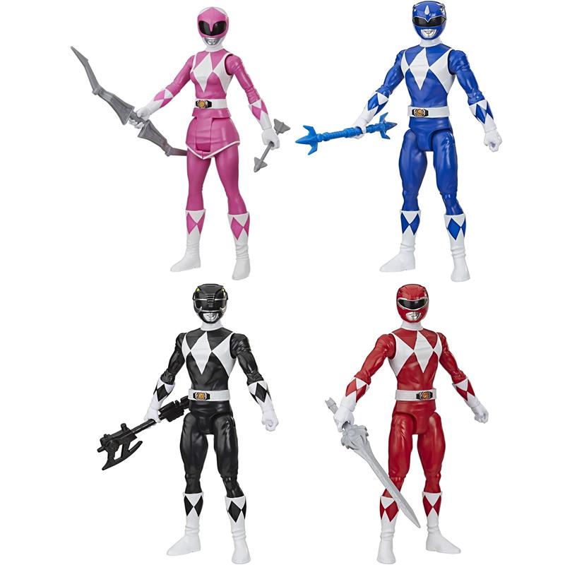 Mighty Morphin Power Rangers Hasbro 4pack 30cm