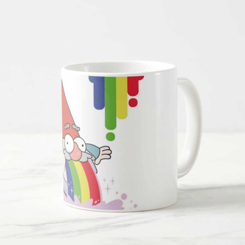 Taza cerámica Gravity Falls Gnomo Vomito - Mug Gnomo Vomit