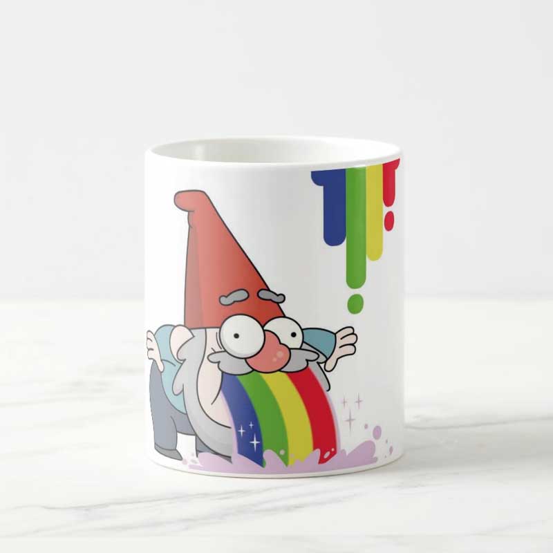 Taza cerámica Gravity Falls Gnomo Vomito - Mug Gnomo Vomit