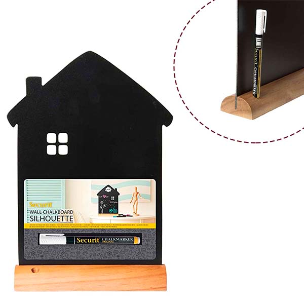 Pizarrón acrílico decorativo Casa Securit 25x35cm/9.8x13.7in 1 pza. VER-FBT-HOUSE