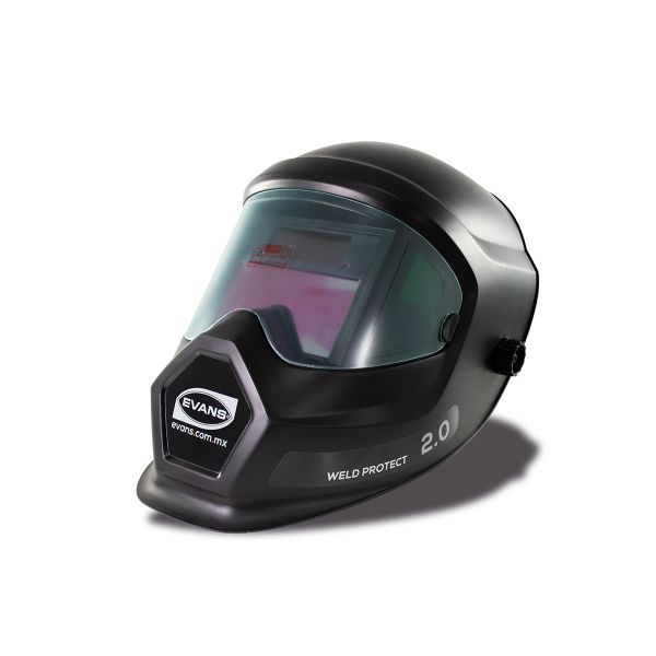 Careta para soldar electronica Evans, diseño y estructura ergonomica fácil de usar y comoda