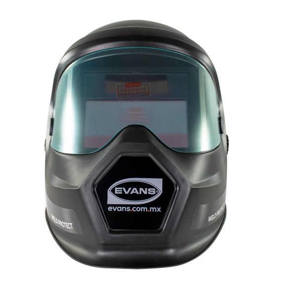 Careta para soldar electronica Evans, diseño y estructura ergonomica fácil de usar y comoda