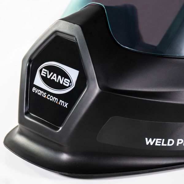 Careta para soldar electronica Evans, diseño y estructura ergonomica fácil de usar y comoda