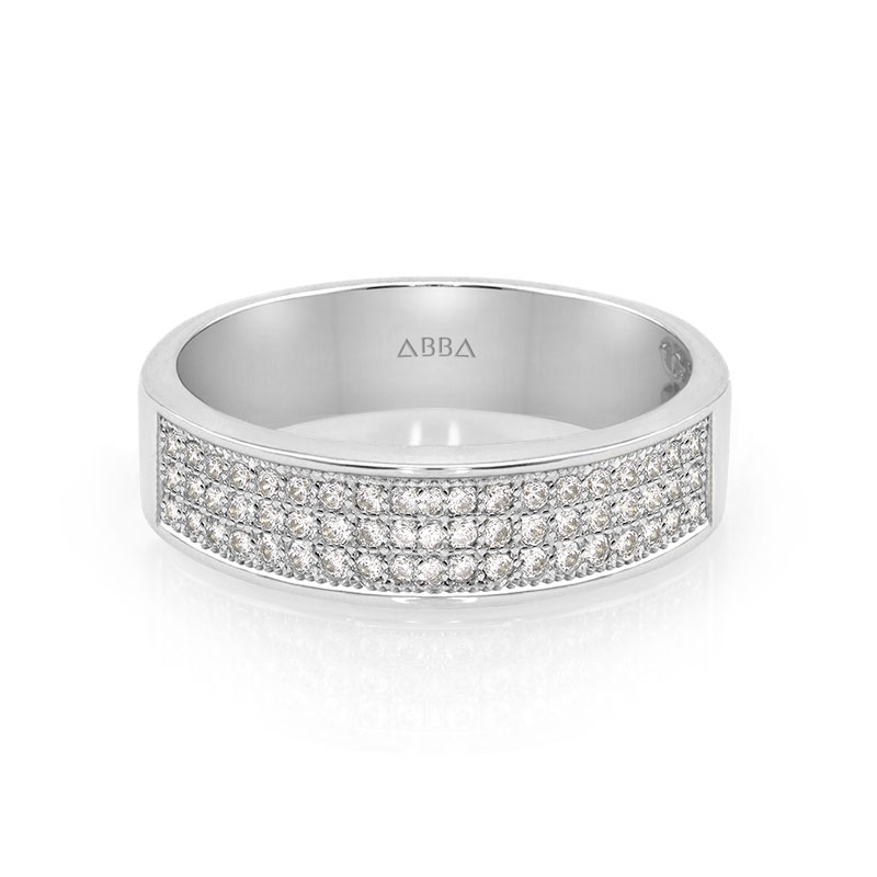 ARGOLLA ENSUEÑO MICRO PAVÉ TALLAS GRANDES ORO 14K ABBA JOYAS