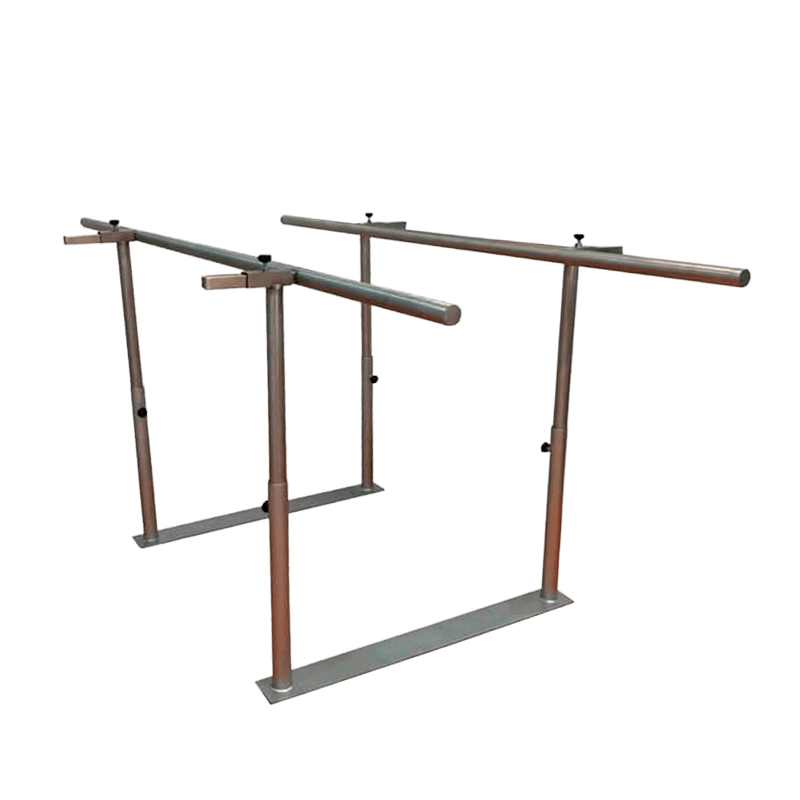 Barras Paralelas de Rehabilitación Médica Store Portátiles de Acero Inoxidable