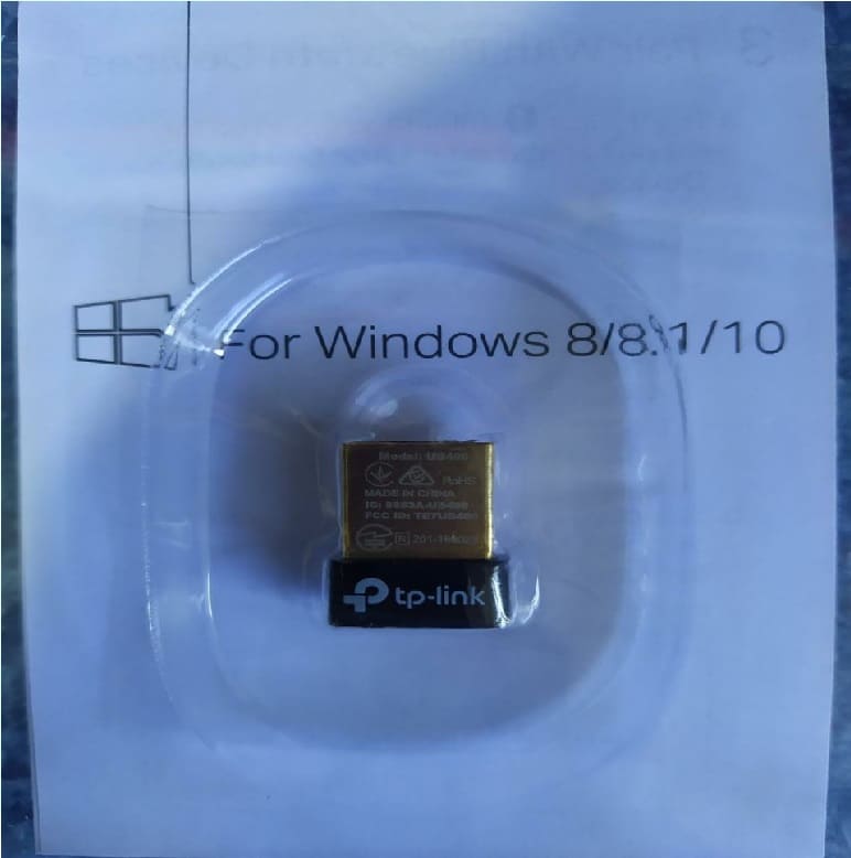 Adaptador NANO USB 2.0 Bluetooth 4.0 TP-LINK UB400 Negro CONVERTIDOR PC LAP USB 10 METROS OFICINA