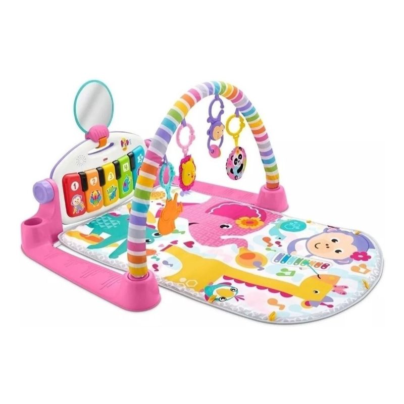 Gimnasio Deluxe Piano Pataditas Musicales Rosa FWT26 Fisher Price Mattel