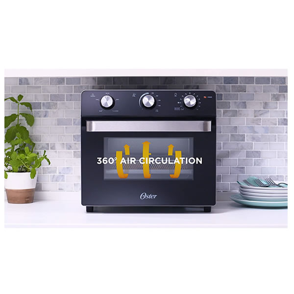 Horno + Freidora de Aire 22 Litros Oster tssttvmaf1 SMS - Negro