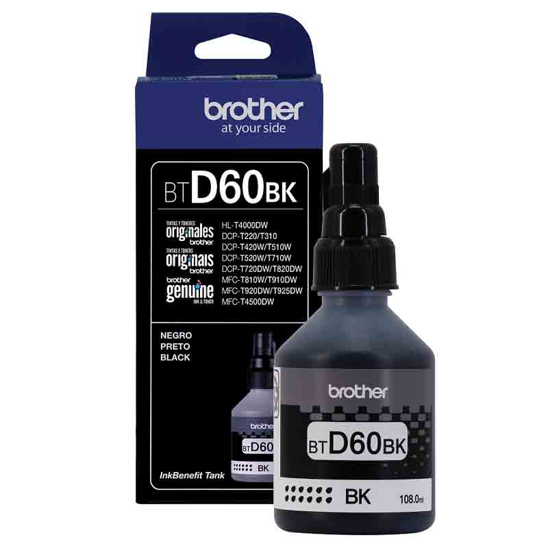 TINTA BROTHER BTD60BK NEGRO BTD60BK.