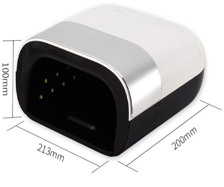 Lampara de uñas SUN3 38W con Luz LED UV para Secado de Gel Esmalte de uñas
