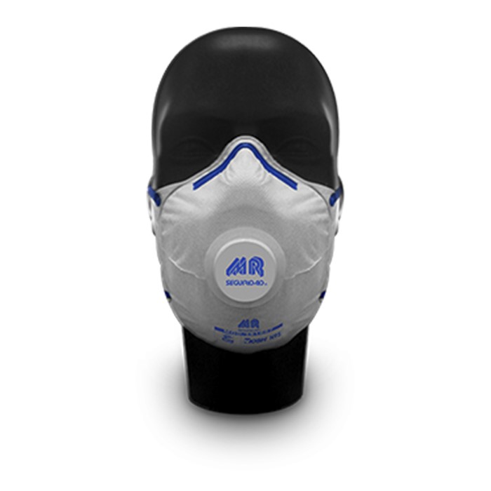 Mascarilla cubrebocas N95 con válvula MR  SB1007V 15 piezas 