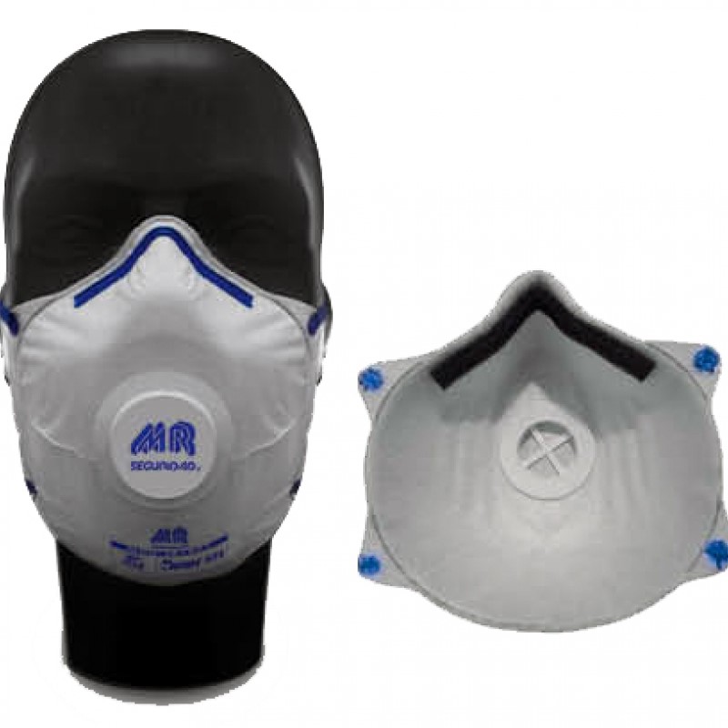 Mascarilla cubrebocas N95 con válvula MR  SB1007V 15 piezas 