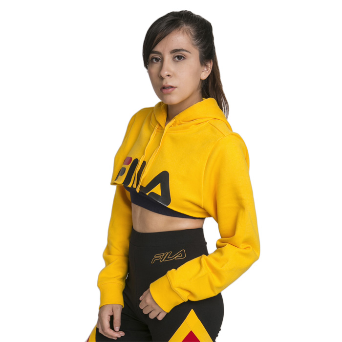 Sudadera Fila Mujer Nelia Shrug Hoodie Amarillo LW911146755