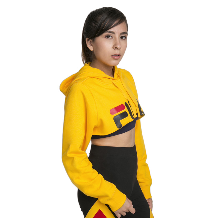Sudadera Fila Mujer Nelia Shrug Hoodie Amarillo LW911146755