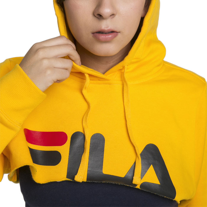Sudadera Fila Mujer Nelia Shrug Hoodie Amarillo LW911146755