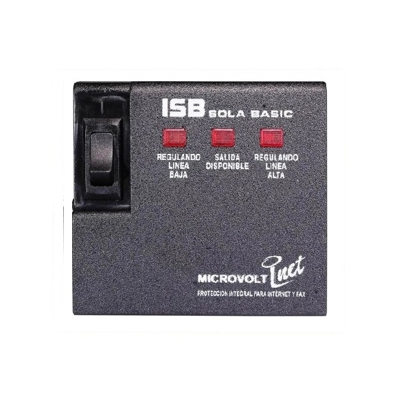 Sola Basic Regulador De Voltaje DN-21-122 / 1,200VA / 4 Contactos