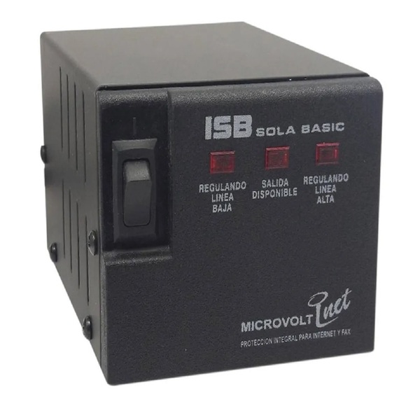 Sola Basic Regulador De Voltaje DN-21-122 / 1,200VA / 4 Contactos