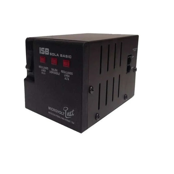 Sola Basic Regulador De Voltaje DN-21-122 / 1,200VA / 4 Contactos