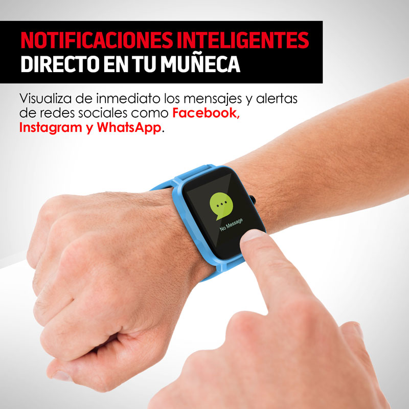 Smartwatch Reloj Inteligente Funciones de Salud Mod. W95 Redlemon