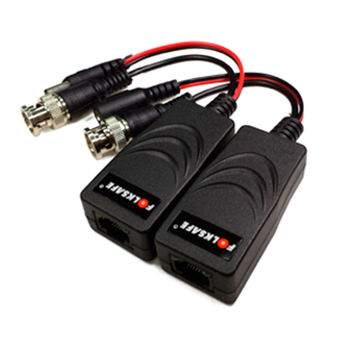 Par Transceptores Balun Hd 2MP Video y Voltaje Ahd/tvi/cvi FS-HD4301VP Folksafe