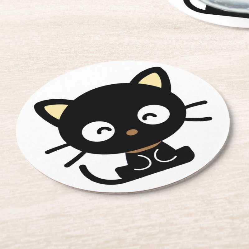 CHOCOCAT DURMIENDO, TAZA DE CERAMICA 11OZ. Y PORTAVASOS