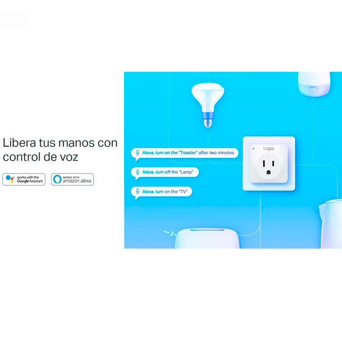 Mini Enchufe Inteligente Wifi Tapo P100 Tp-link