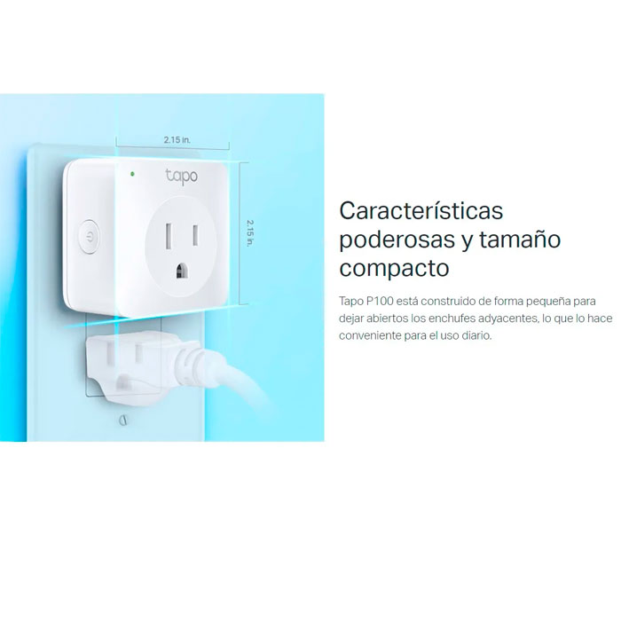 Mini Enchufe Inteligente Wifi Tapo P100 Tp-link