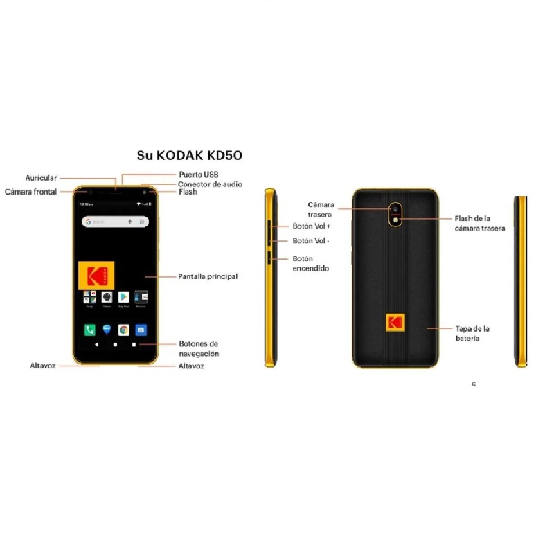 Celular Kodak Seren Kd50 Android 10(go) + 32gb 1gb Ram