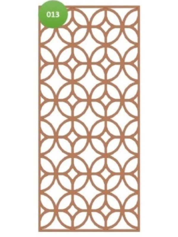 Panel Decorativo Celosia 2.40m X 1.20m Mdf 6mm DIVISION/CUARTOS/DECORACION/color