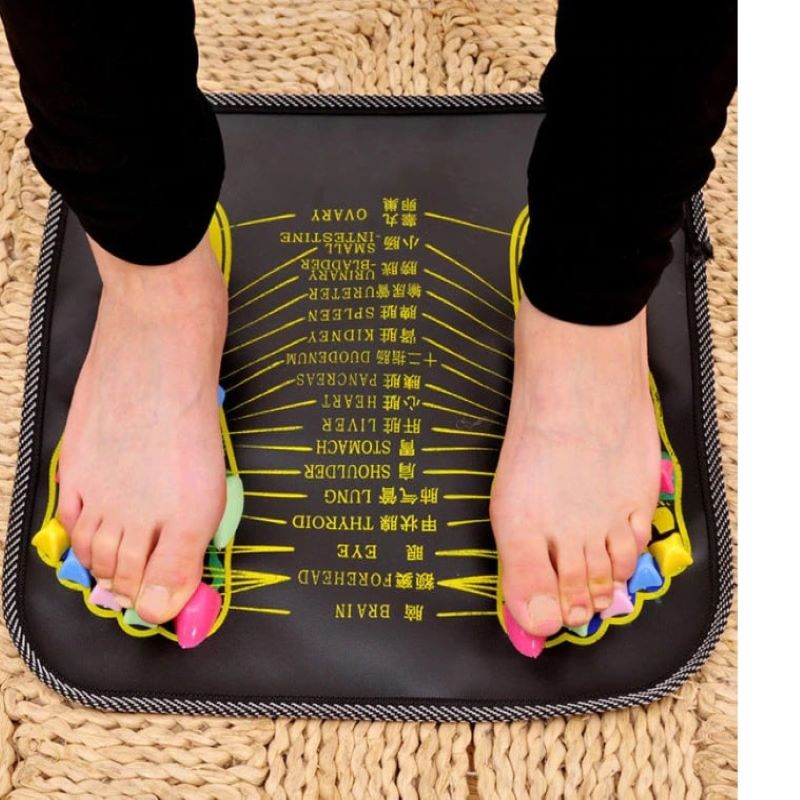 Tapete Terapia Reflexología Masajeador De Pies 34 X 34cm