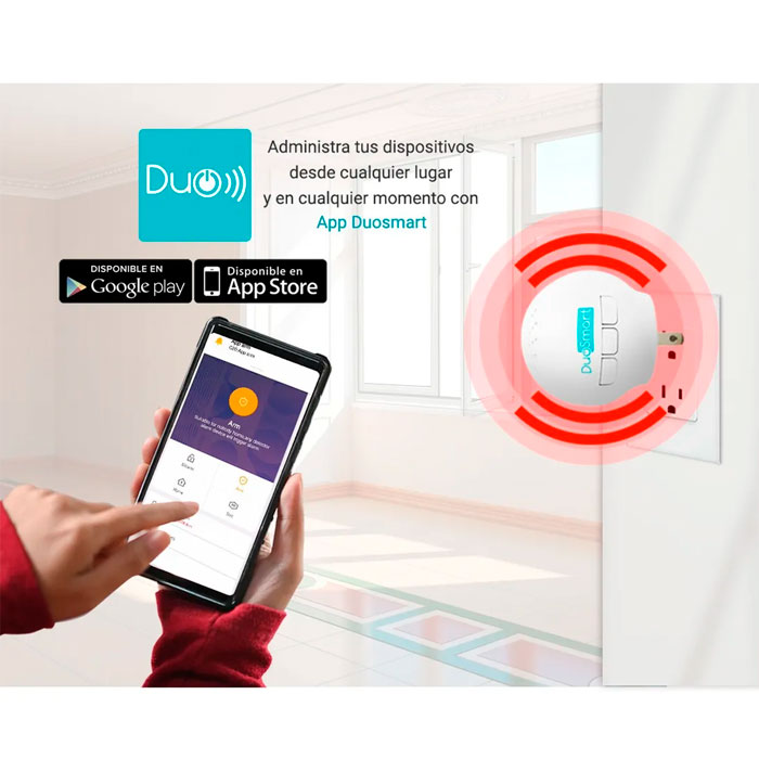 Kit Alarma Wifi 1panel+1pir+1magneto+1llavero Duosmart C20