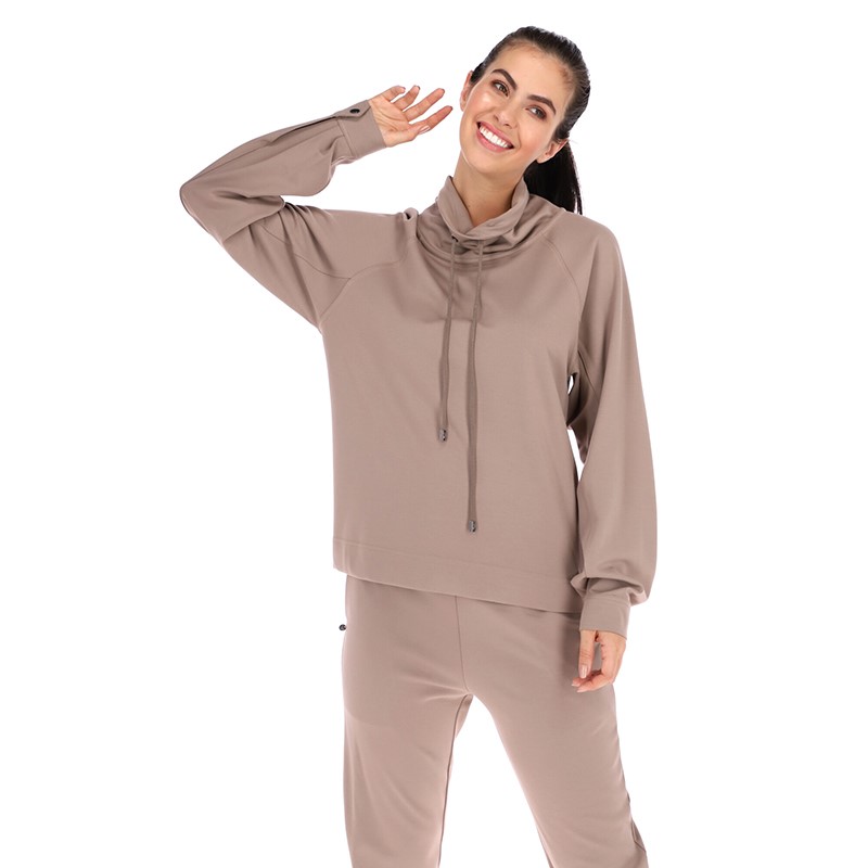 Sudadera Para Mujer Cuello Alto  T92053