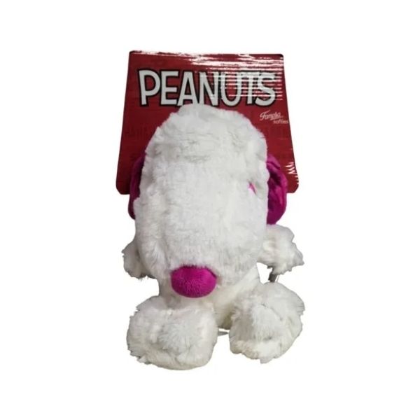 Peluche Snoopy De 21 Cm En Vivos rosa Famosa