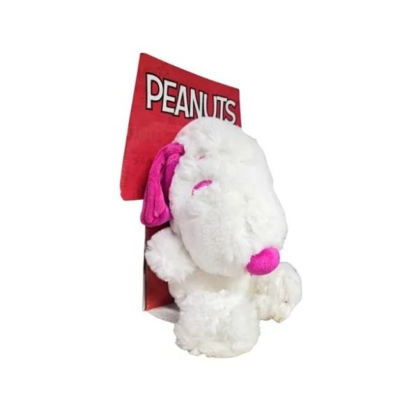 Peluche Snoopy De 21 Cm En Vivos rosa Famosa