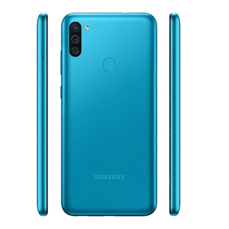 Celular Samsung Galaxy M11 32Gb/3Gb - Azul + Bocina bluetooth + MicroSD 32GB