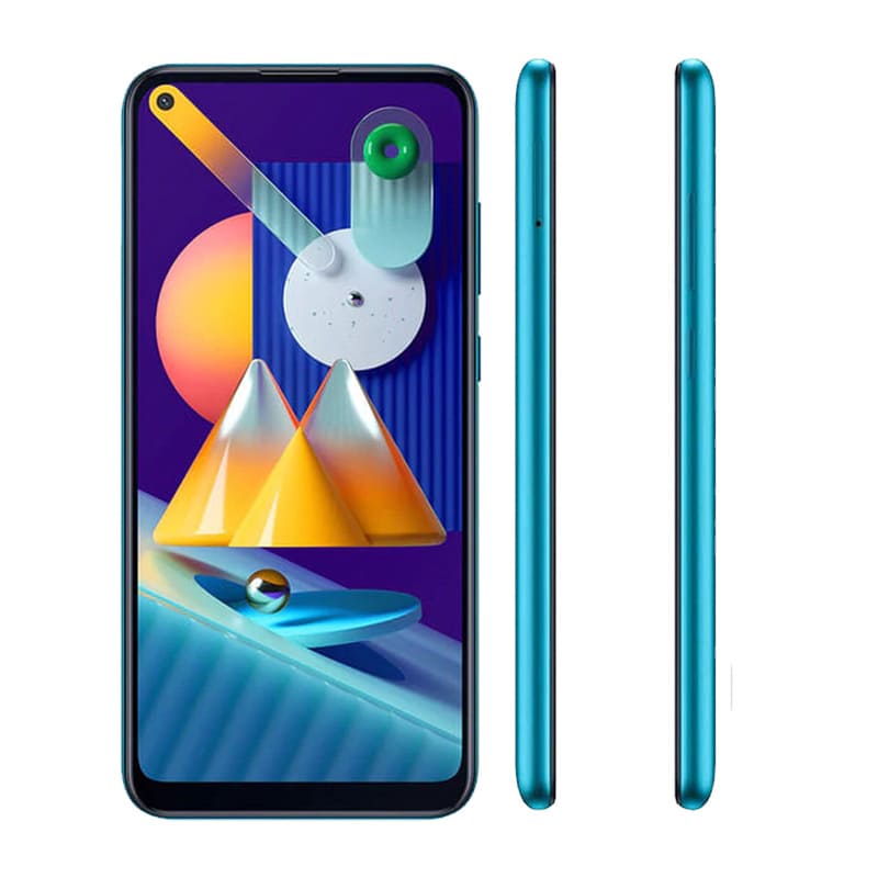 Celular Samsung Galaxy M11 32Gb/3Gb - Azul + Audifono + Micro SD 32GB