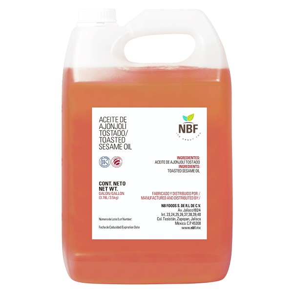 NBF ACEITE DE AJONJOLÍ TOSTADO 3.78 lts