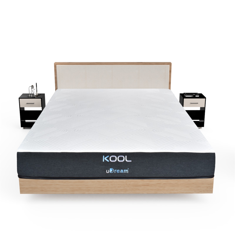 Colchón en caja uDream Modelo Kool con Memory Foam Queen Size.