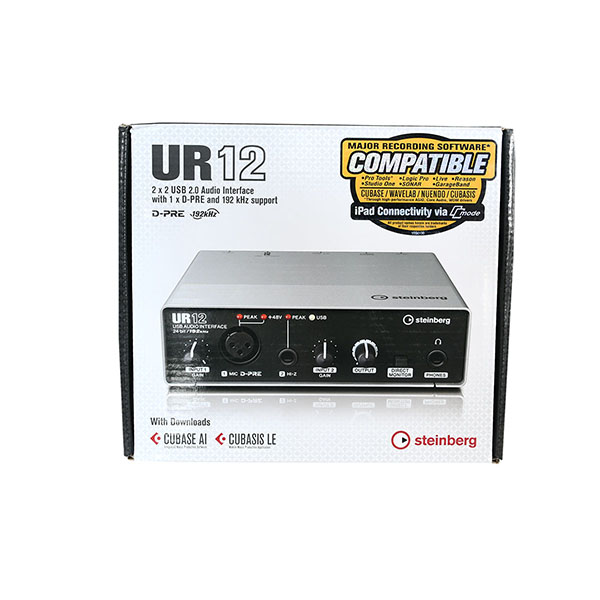 Interface Audio Steinberg Ur12 Ios / Cubase Ai / Cubasis Le